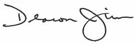 Signature of Deacon Jim