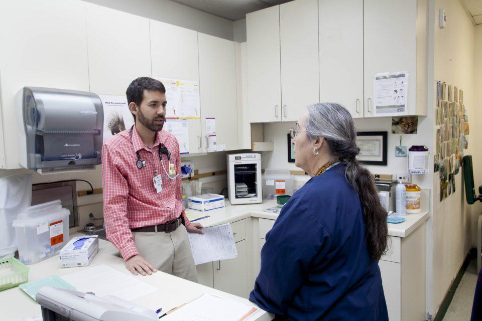 clinic doctor and nurse