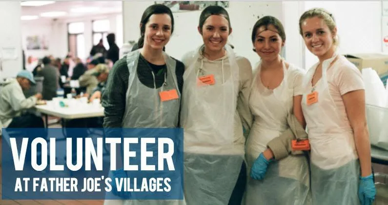 Volunteer at Father Joe’s Villages