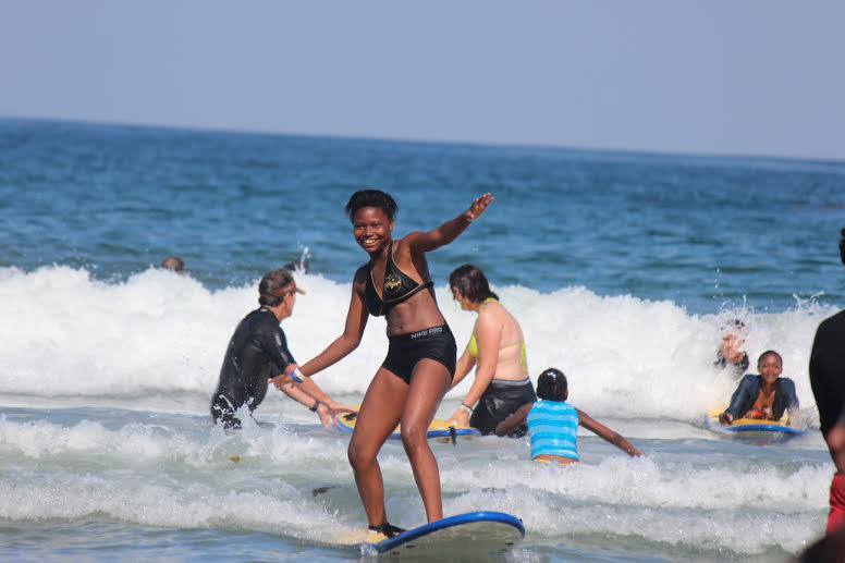 Village Kids Surf the Shores