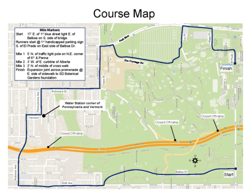 5K course map - 2021