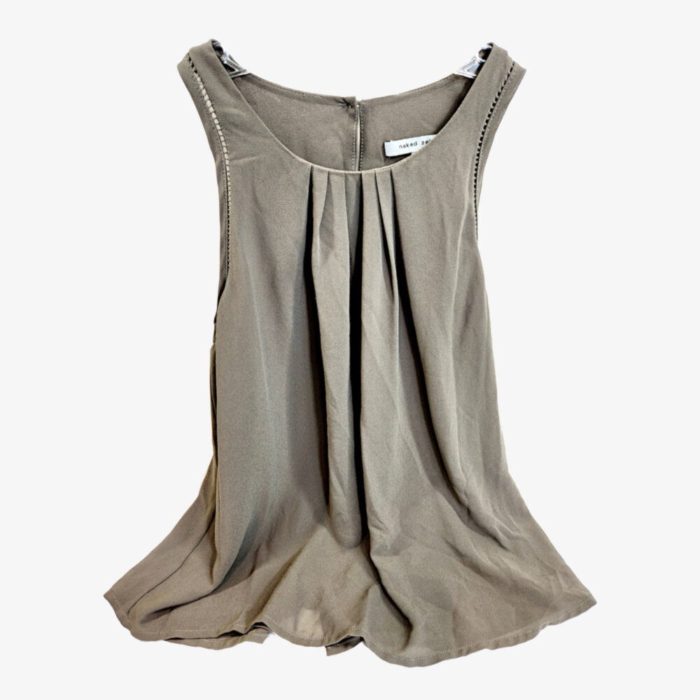 Naked Zebra Sleeveless Top