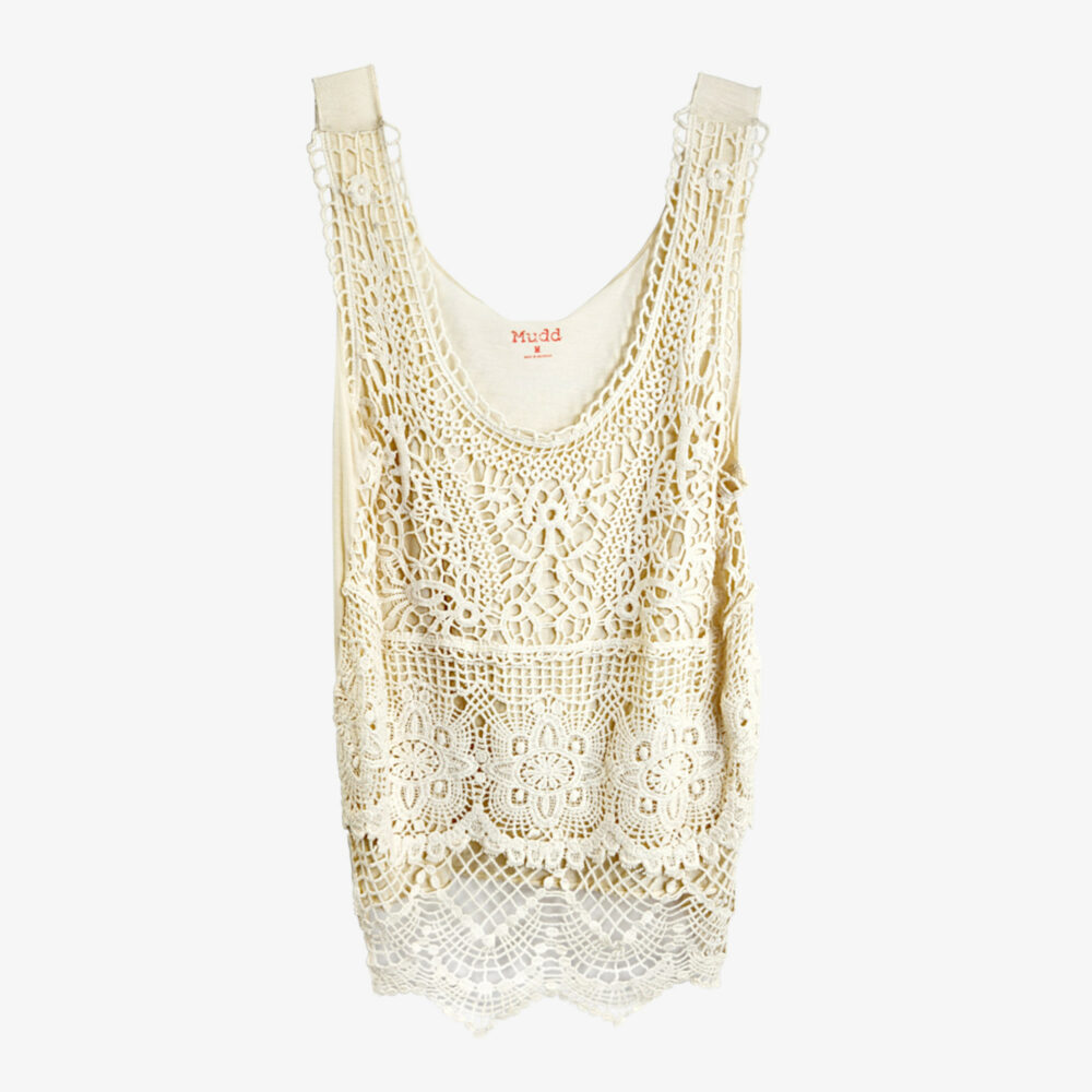 MUDD Sleeveless Lace Tank