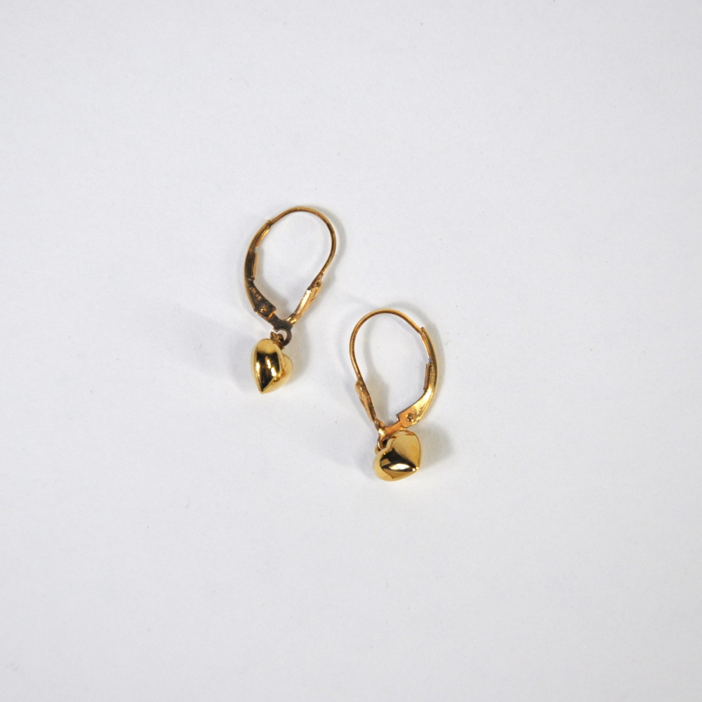 14kt Gold-filled Hearts Earrings