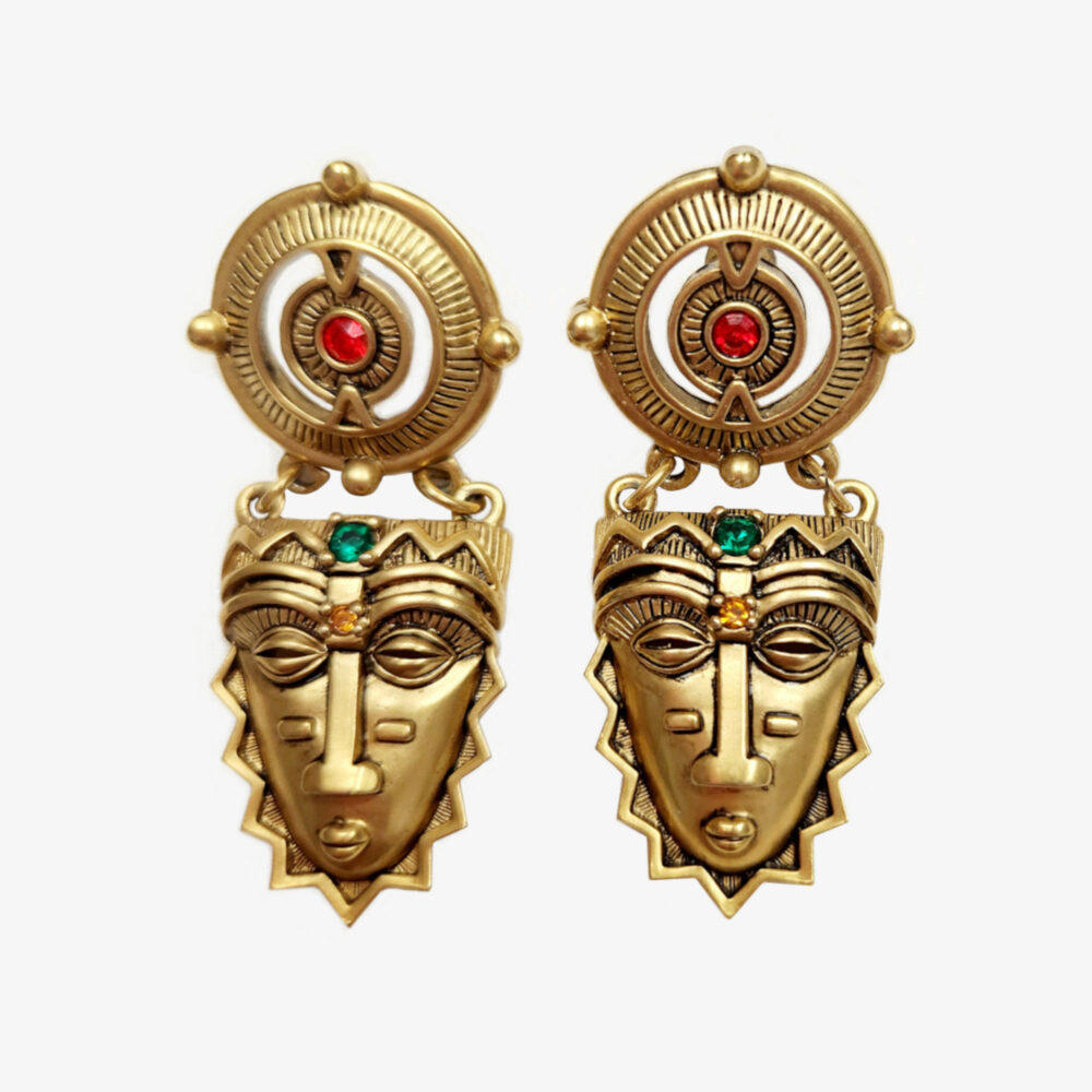 Tribal Mask Earrings