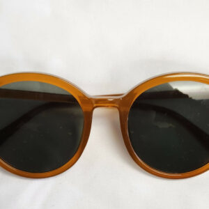 Round amber sunglasses