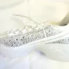 STEVE MADDEN Rhinestone Sneakers, 8M - Image 3