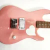 ROCKER RG0S-PH Electric Guitar, Pink with Glitter - Image 2