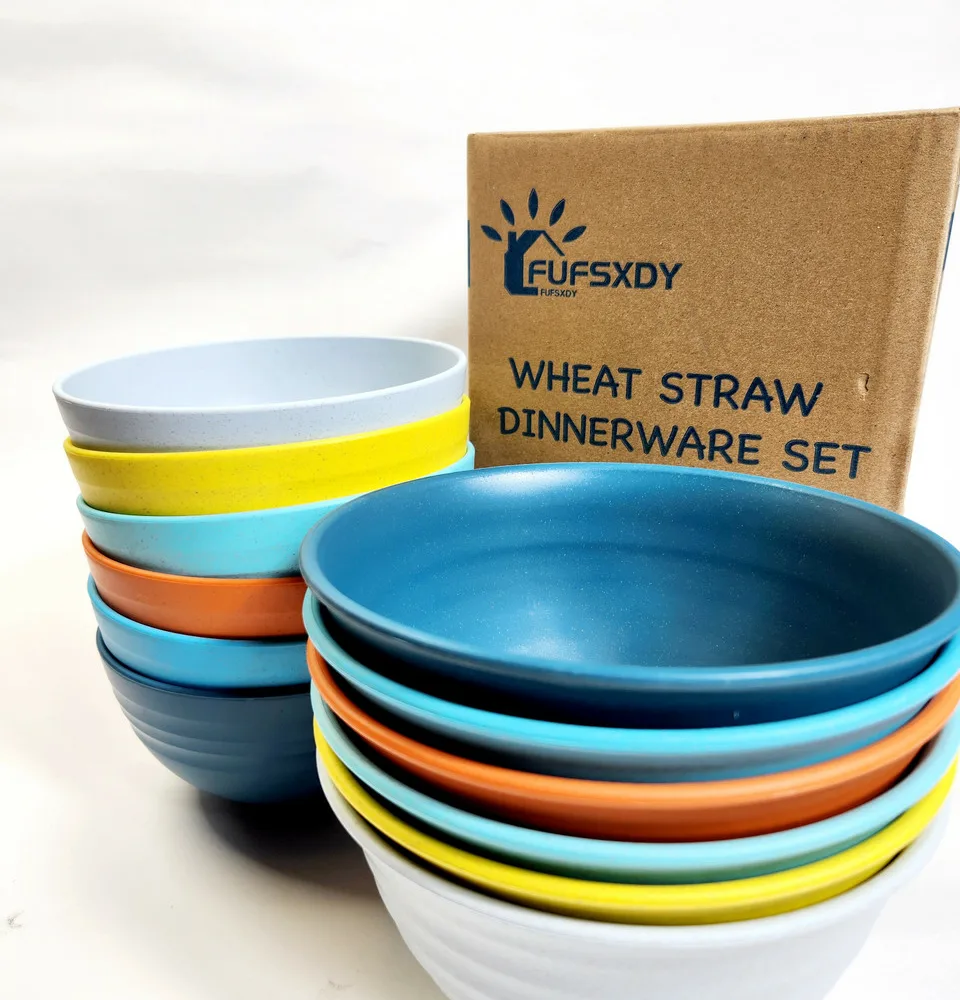 Wheat Straw Bowl Set