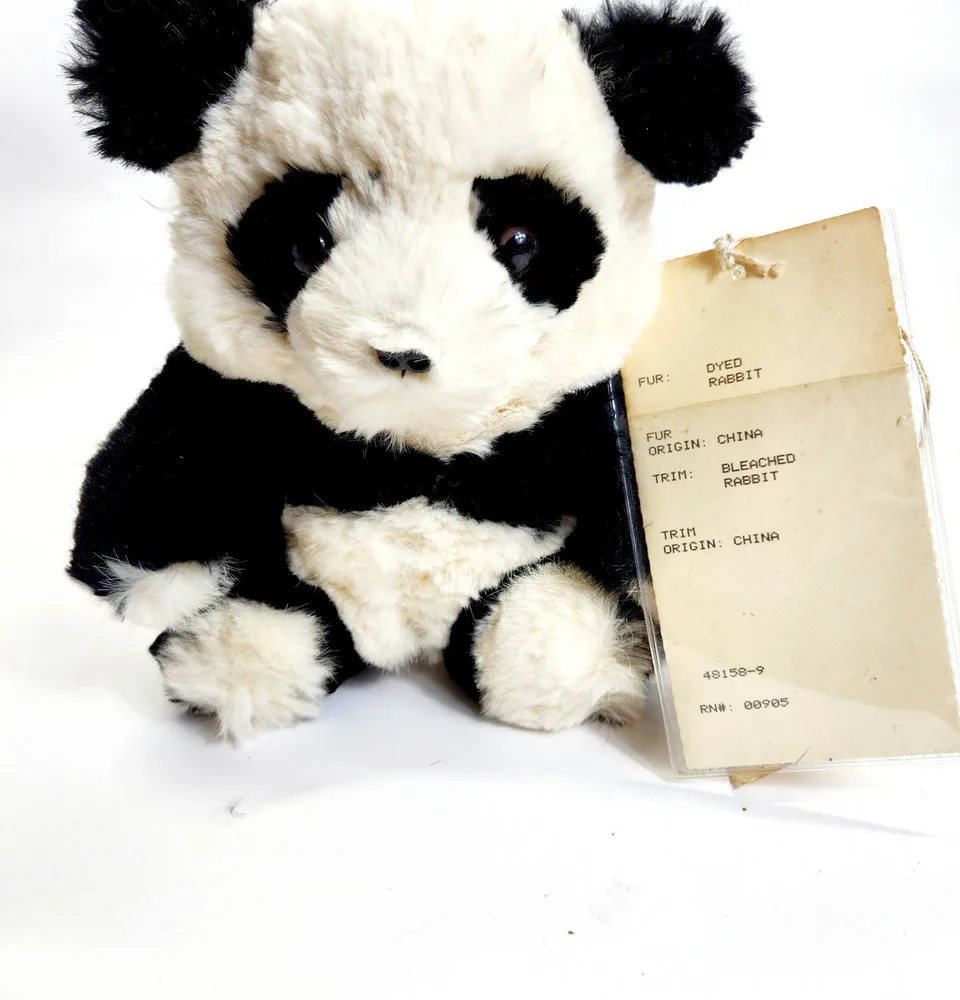 J.W. Robinson Vintage Panda Bear