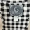 PJ COUTURE Pajama Shorts Set, Black and White, Size XL - Image 3