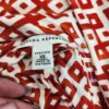 BANANA REPUBLIC Stretch Sleeveless Tie-neck Top, Red Pattern, Size XS - Image 2