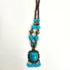 Faux Turquoise Tribal Necklace
