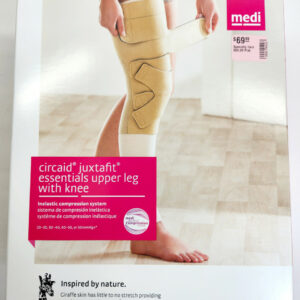 Upper leg and knee compression system