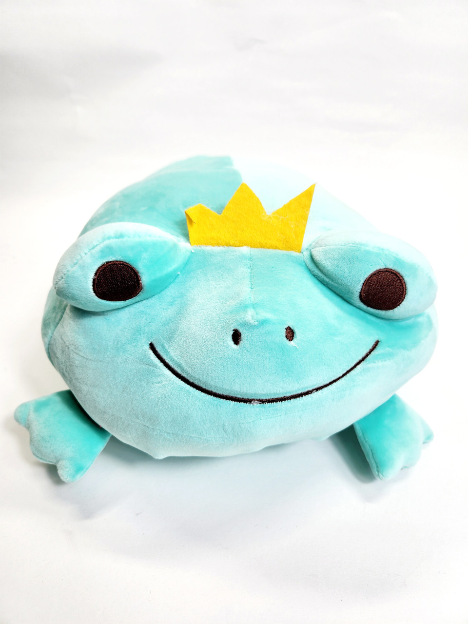 Prince Froggy Plush Toy with Crown Pillow - Father Joe's Villages