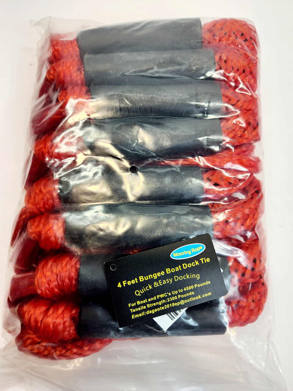 Mooring Rope, Bungee Boat Dock Tie, 4ft Father Joe's Villages