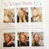 Heatless Hair Curling Set, Gold Satin, with Clip and Scrunchies - Image 2