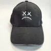 Lil Peep Baseball Cap, Sad Face, Black, Adjustable - Image 3