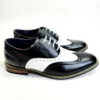 PARAZZO Two-Tone Wingtip Oxfords