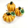 Thanksgiving Resin Pumpkins, Set of 3 - Image 5