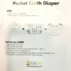 Pocket Cloth Diaper by ALVABABY, Dinosaurs - Image 2