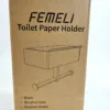 Double Toilet Paper Holder with Storage - Image 2
