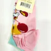 Ankle Socks with Unicorns and Balloons, by MAMIA, White/Blue/Pink, Size 6-8, 3pk - Image 2