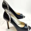 MICHAEL KORS Peep-toe Snakeskin Shoes with Studs, 9 - Image 2