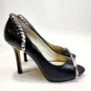 Michael Kors Peep-toe Snakeskin Shoes
