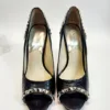 MICHAEL KORS Peep-toe Snakeskin Shoes with Studs, 9 - Image 3