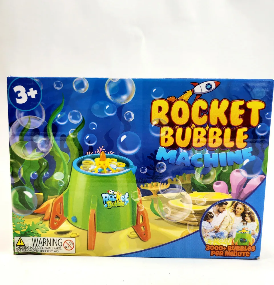 Rocket Bubble Machine