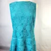 JONES NEW YORK Lace Dress, Turquois, Size 14 - Image 2