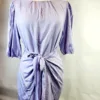 Fashion Tie-waist Dress, Lavender, Size L