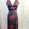 WESTON WEAR Dress, Lavender/Gray/Red, Size S