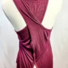 Sleeveless Tunic Tank Top, Burgundy, No Size (maybe L) - Image 2