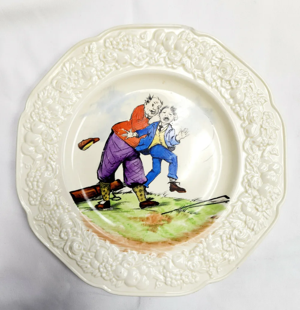 Crown Ducal 1930s Golf Plate