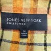 JONES NEW YORK Linen Plaid Blazer - Image 2