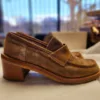 JOAN & DAVID Women's Suede Loafers, Brown, Size 7.5