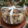 Ivory Potpourri Wire Basket