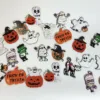 Wooden Halloween Ornaments, 26pc - Image 2