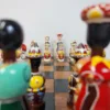 Esala Perahera Hand-painted Chess Set - Image 3