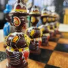 Esala Perahera Hand-painted Chess Set - Image 7