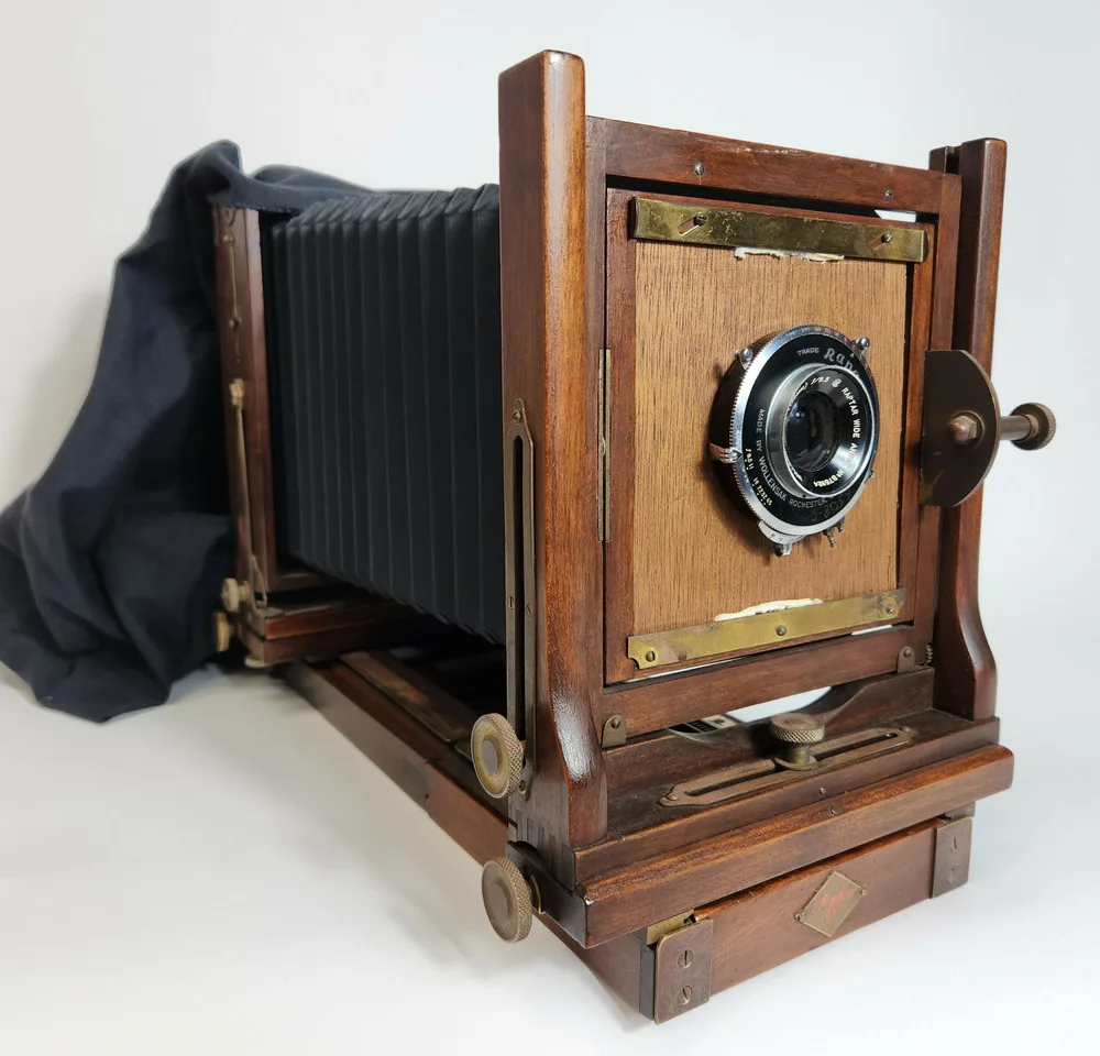 AGFA ANSCO Antique Folding Universal View Camera and Accessories