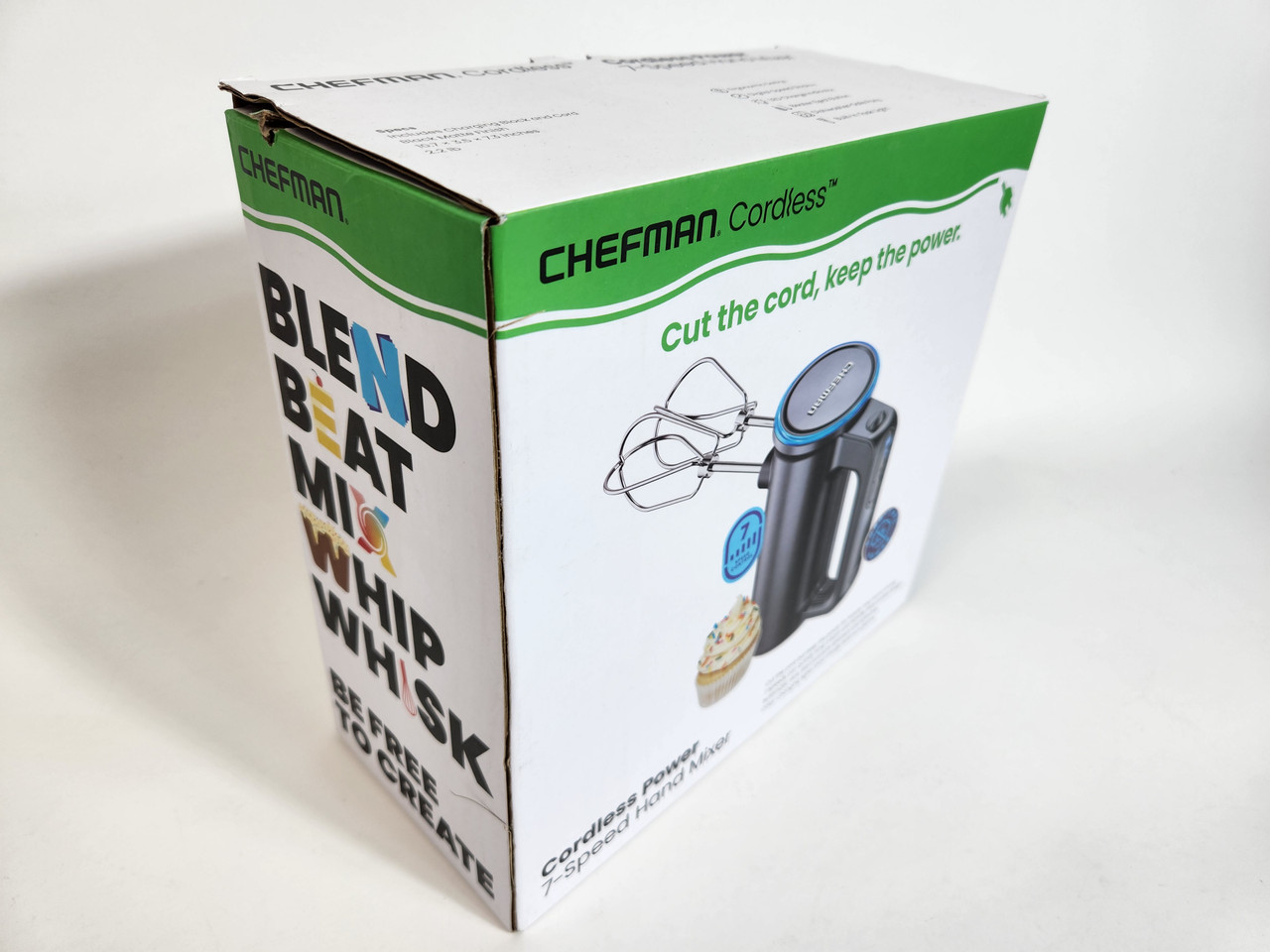 CHEFMAN Cordless 7speed Hand Mixer Father Joe's Villages