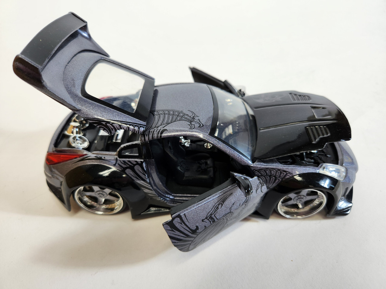 Jada Toys Black D.K.'s Nissan 350Z Fast & Furious Diecast Car Play Vehicle