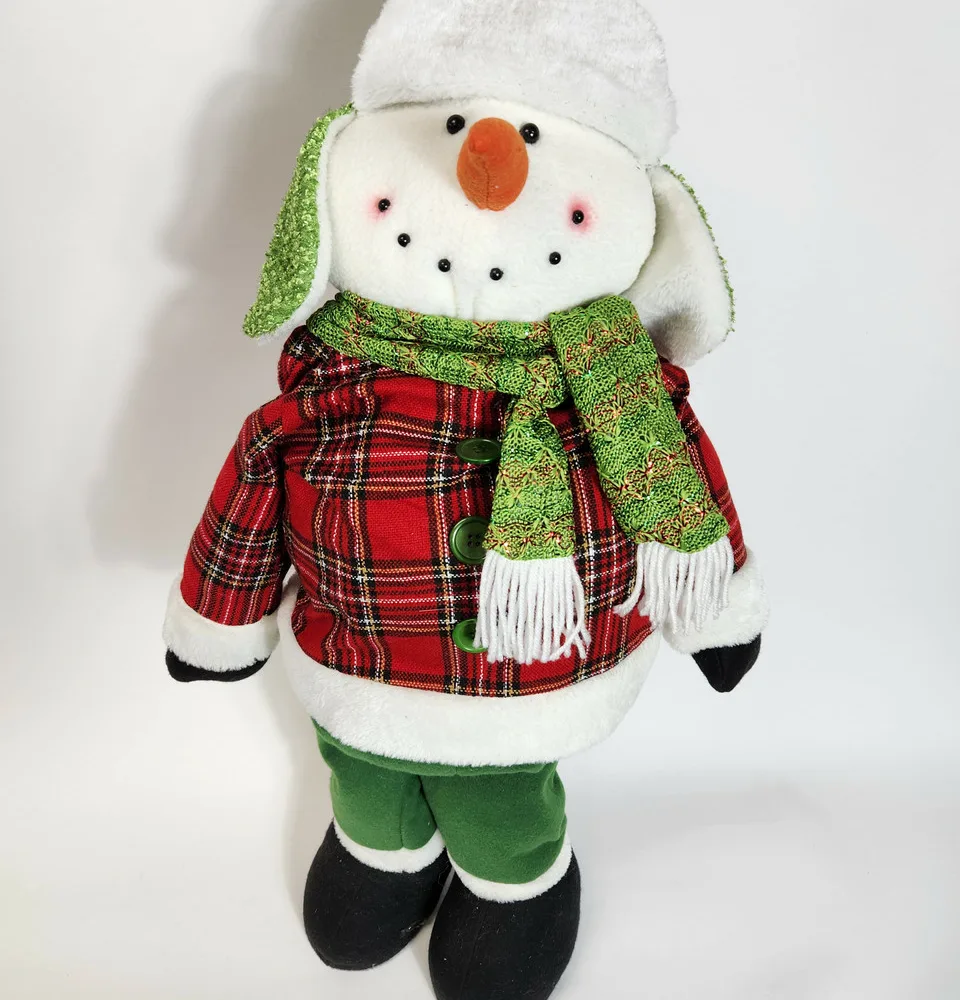 Standing Plush Snowman