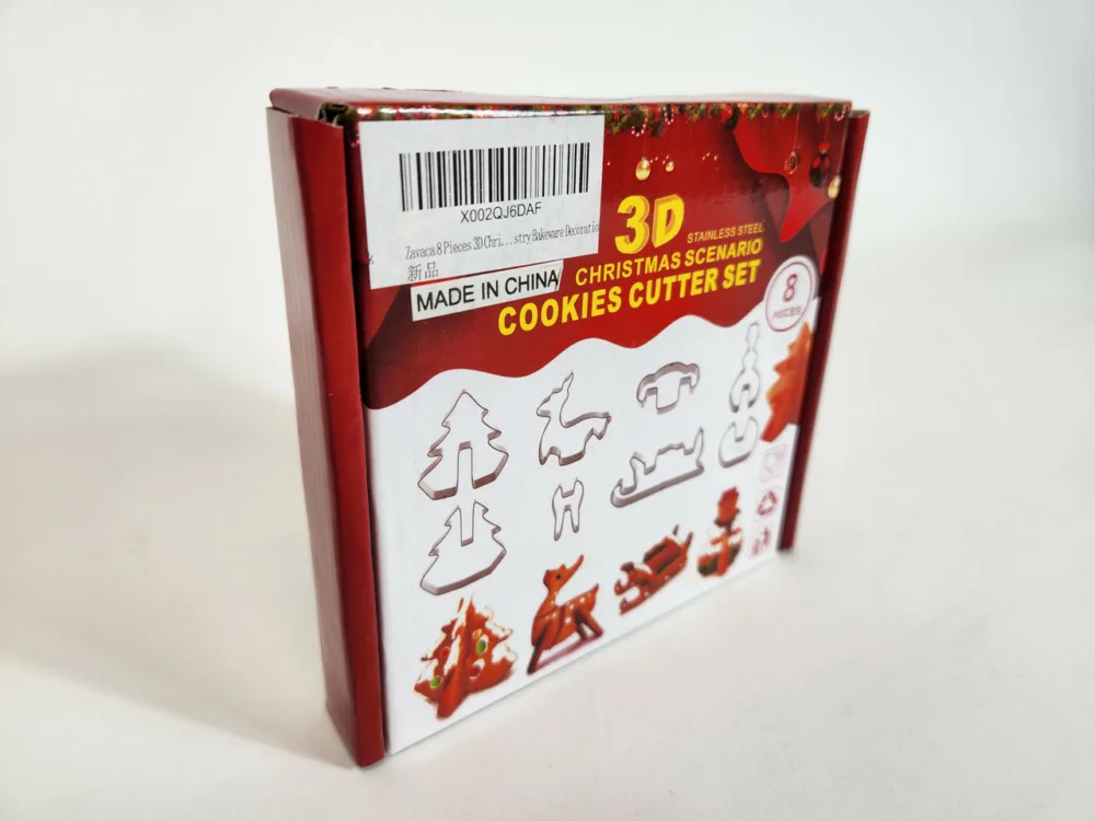 Christmas 3D Cookie Cutters