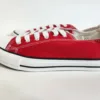 ANTLULU Women's Red Retro Casual Canvas Sneakers, Size 10 - Image 4