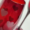 Red Hearts Wine Flutes - Image 2