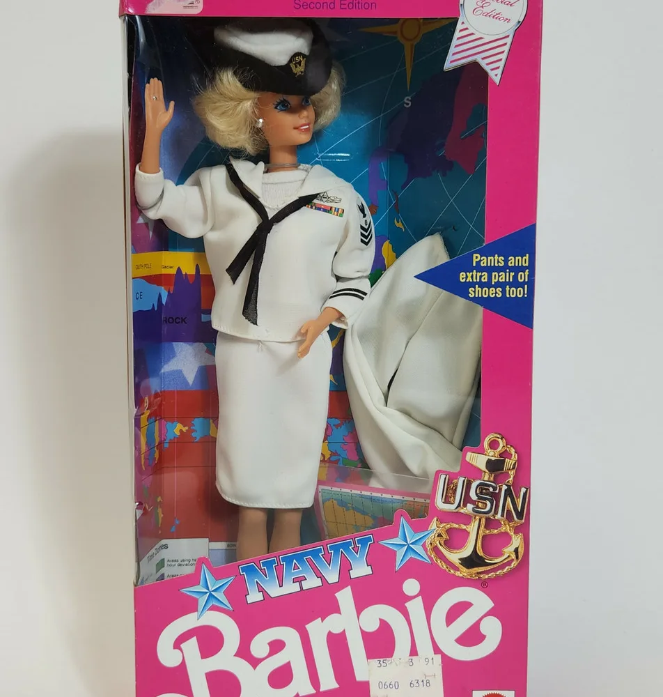 Navy Barbie Doll